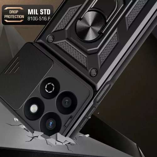 Techsuit - CamShield Sorozat - Honor 200 Smart / X7c - Rózsa Arany to-5949419255814 4 kép