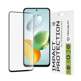    Techsuit - 111D Teljes Borítású / Teljes Ragasztású Üveg - Honor 200 Smart / X7c - Fekete üvegfólia