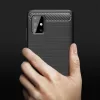  Samsung Galaxy A71 4G Fekete Techsuit Carbon szilikon tok-5949419062283 6 kép