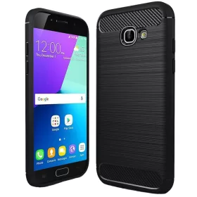    Techsuit - Szénszálas Szilikon - Samsung Galaxy A5 2017 A520 - Fekete tok