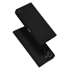  Techsuit - Magskin Könyv - Motorola Moto G75 - Fekete tok