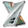  Techsuit - Ütésálló Átlátszó Szilikon - Motorola Moto G75 - Átlátszó tok