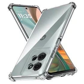    Techsuit - Ütésálló Átlátszó Szilikon - Motorola Moto G75 - Átlátszó tok