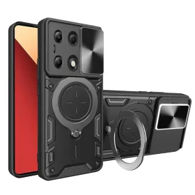    Techsuit - CamGuard Pro - Xiaomi Redmi Note 13 Pro 4G / Poco M6 Pro 4G - Fekete tok