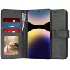  Xiaomi Redmi Note 14 Pro 5G / Poco X7 fekete Techsuit napló könyvtok