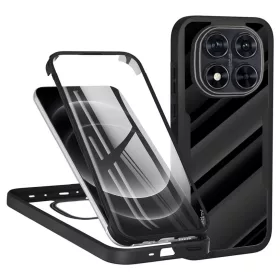    Xiaomi Redmi Note 14 Pro 5G / Redmi Note 14 Pro+ 5G / Poco X7 fekete Techsuit ColorVerse 360 sorozat + kijelzővédő tok
