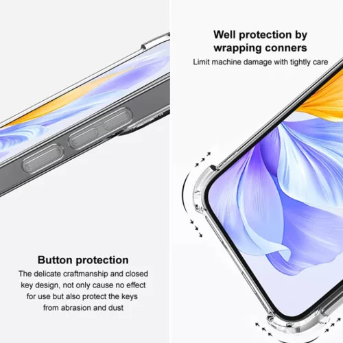 Techsuit - Ütésálló Átlátszó Szilikon - Samsung Galaxy A36 5G --5949419262119 4 kép