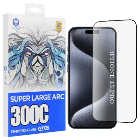 Apple iPhone 15 Pro Lito D+ Max 300C Átlátszó üvegfólia