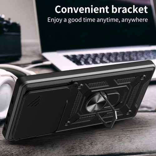 Techsuit - CamShield Sorozat - Xiaomi Redmi Note 14 5G - Fekete tok-5949419264595 6 kép