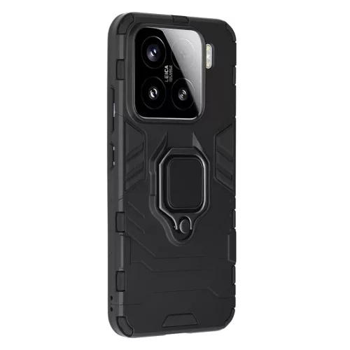 Techsuit - Szilikon Pajzs - Xiaomi 15 - Fekete tok-5949419264366 5 kép