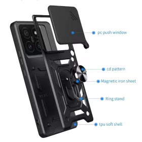 Techsuit - CamShield sorozat - Xiaomi 15 - Fekete tok-5949419266513 2 kép