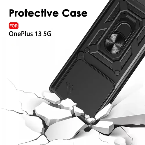  Techsuit - CamShield sorozat - OnePlus 13 - Fekete tok-5949419265905 3 kép