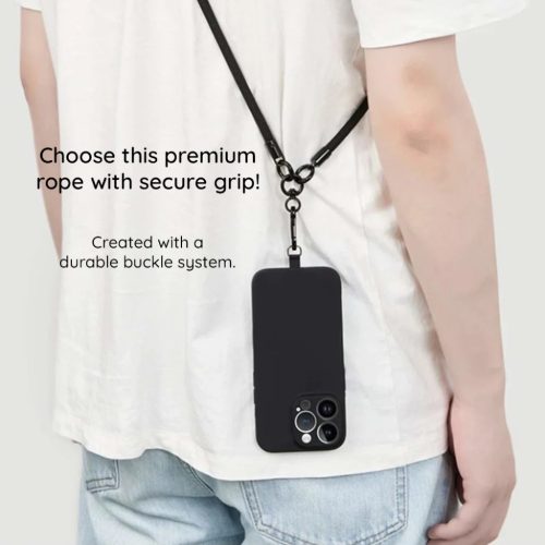  Techsuit - Kötél Crossbody Pánt (RCS1-77) - Telefonokhoz, Karabine-5949419272200 3 kép