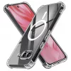  Techsuit - Ütésálló Átlátszó Szilikon MagSafe - Google Pixel 9a - Átlátszó tok