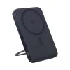 Baseus - PicoGo Magsafe Power Bank (P10076802123-00) - Type-C, Qi2, Gyors töltés, 20W, 5000mAh, Forgatható állvány, USB-C kábel - Fekete