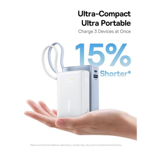Baseus - PicoGo Power Bank (P10076803213-00) - Type-C, USB, Gyors töl-6932172678722 4 kép