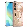  Techsuit - Luxus Csillogó MagSafe - Samsung Galaxy A16 4G / A16 5G - Rózsaarany tok