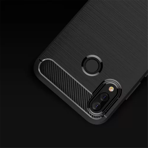  Techsuit - Karbonszilikon - Huawei P20 lite - Fekete tok-5949419061859 4 kép