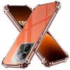  Techsuit - Ütésálló átlátszó szilikon tok - Realme GT 7 Pro - Átlátszó