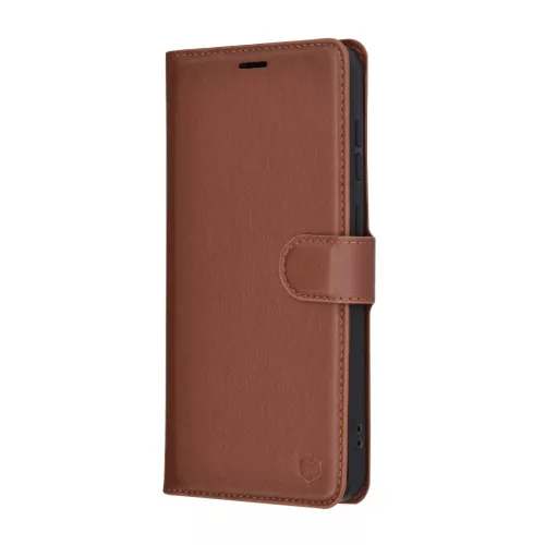 Techsuit - Bőr Tok - Samsung Galaxy A56 5G - Barna tok-5949419268852 4 kép