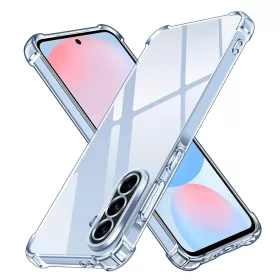    Samsung Galaxy A56 5G Átlátszó Techsuit Ütésálló Átlátszó Szilikon tok