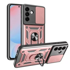    Samsung Galaxy A56 5G Rózsaarany Techsuit CamShield sorozat tok