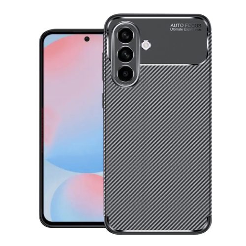  Techsuit - CarbonFiber - Samsung Galaxy A56 5G - Fekete tok-5949419268586 1 kép