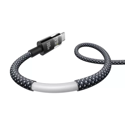 Data Cable Display 2 - Gyors Töltés, Type-C to Type-C, Digitális Ki-6932172682194 5 kép