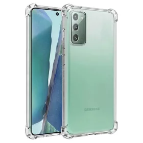    Techsuit – Ütésálló Átlátszó Szilikon – Samsung Galaxy Note 20 4G / Note 20 5G – Átlátszó tok
