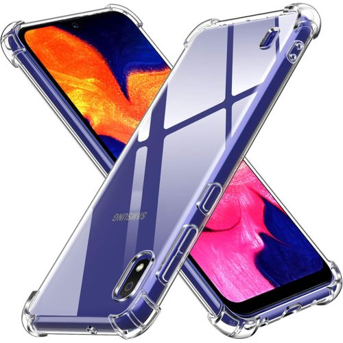  Techsuit - Ütésálló Átlátszó Szilikon Tok - Samsung Galaxy A10 - Átlátszó tok