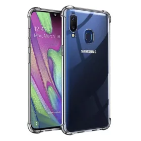    Techsuit - Ütésálló Átlátszó Szilikon - Samsung Galaxy A40 - Átlátszó tok