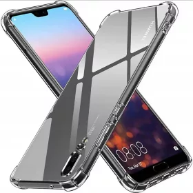 Huawei P20 Techsuit - Shockproof Áttetsző Szilikon - Átlátszó tok-5949419272668 1 kép