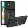  Samsung Galaxy A71 4G Fekete Techsuit CamShield sorozat tok