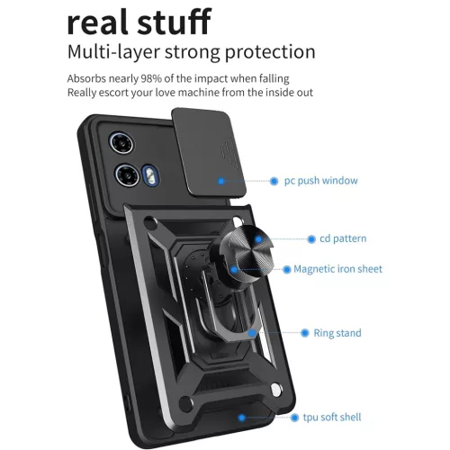  Techsuit - CamShield sorozat - Motorola Moto G31 / Moto G41 - Fekete -5949419273009 2 kép