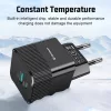 Techsuit - Prémium fali töltő Mini sorozat (CHPD216) - GaN, USB QC-5949419273054 4 kép