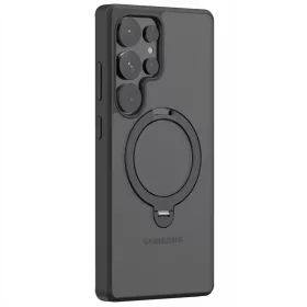 Torras - Ostand Spin sorozat - Samsung Galaxy S25 Ultra - Fekete tok-6938075626235 2 kép