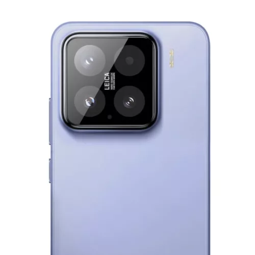  Techsuit - Teljes Kameravédő Üveg - Xiaomi 15 - Fekete üvegfólia-5949419274334 3 kép