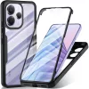  Xiaomi Redmi Note 14 5G Fekete Techsuit ColorVerse 360 Széria + Képernyővédő tok