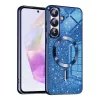  Samsung Galaxy A36 5G / A56 5G Mélykék Techsuit Luxus Csillogó MagSafe tok