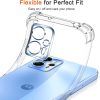  Techsuit - Ütésálló Átlátszó Szilikon - Motorola Moto G05 / E1-5949419273436 4 kép