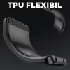  Techsuit - Karbonszilikon - OnePlus 13R - Fekete tok-5949419275386 4 kép