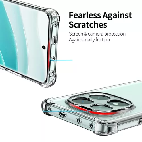  Techsuit - Ütésálló Átlátszó Szilikon - Xiaomi Redmi Note 14 P-5949419275546 2 kép