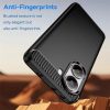 Techsuit - Szénszálas Szilikon - Xiaomi Poco X7 Pro - Fekete tok-5949419275485 4 kép