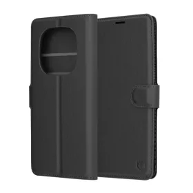    Techsuit - Bőr Tok - Xiaomi Redmi Note 14 Pro 4G / Poco F7 - Fekete tok