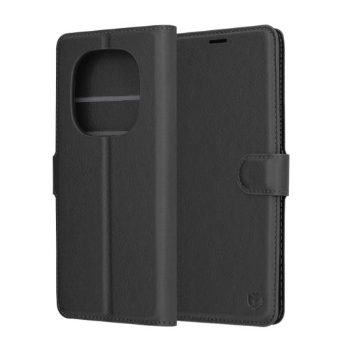  Techsuit - Bőr Tok - Xiaomi Redmi Note 14 Pro 4G / Poco F7 - Fekete tok