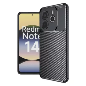    Techsuit - KarbonSzálas - Xiaomi Redmi Note 14 4G - Fekete tok
