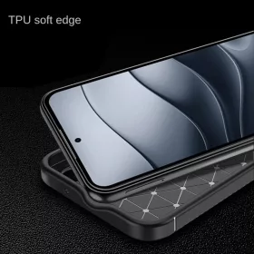  Techsuit - KarbonSzálas - Xiaomi Redmi Note 14 4G - Fekete tok-5949419275652 2 kép