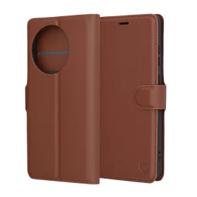  Techsuit - Bőr Tok - OnePlus 13R - Barna tok