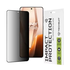    Techsuit - 111D Privacy Teljes Ragasztás - OnePlus 13R - Fekete üvegfólia
