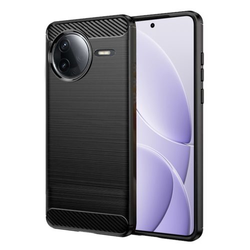 Techsuit - Szénszálas Szilikon - Xiaomi Poco F7 Ultra - Fekete tok-5949419276246 12 kép